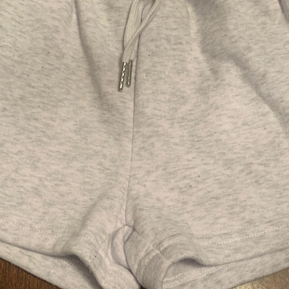 Better Together Women's Soft Gray Drawstring Shorts - Picture 5 of 9
